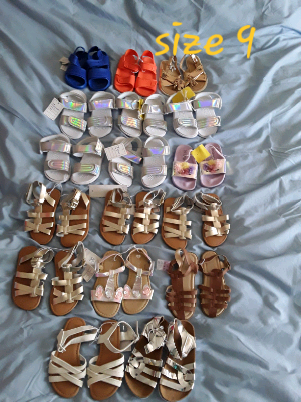 girls size 9 sandals